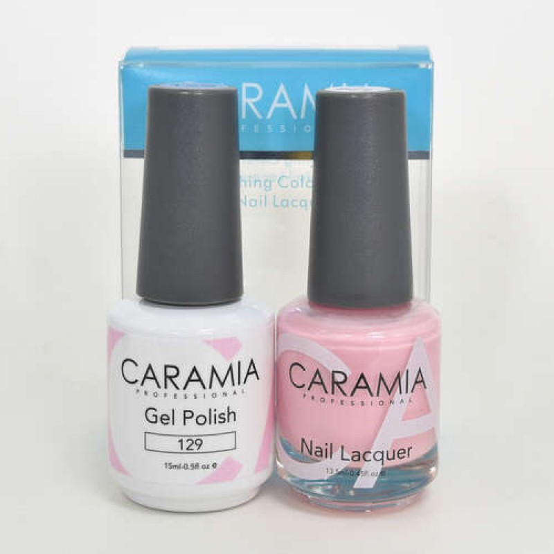 #129 Caramia Gel Polish & Nail Lacquer 0.5oz